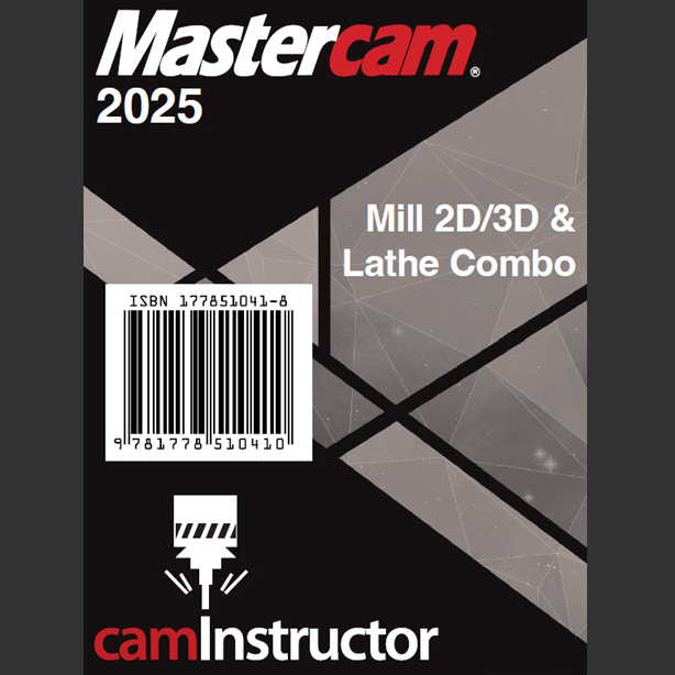 Preview of Mastercam 2024 - Mill 2D & 3D & Lathe Training Guide Combo