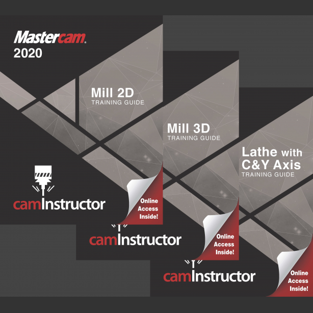 Preview of Mastercam 2020 Training Guide - Mill 2D&3D/Lathe