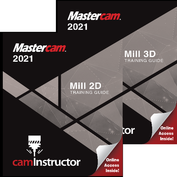 Preview of Mastercam 2021 - Mill 2D & 3D Training Guide Combo