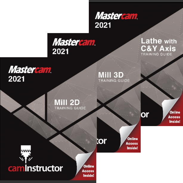 Preview of Mastercam 2021 - Mill 2D&3D&Lathe Training Guide Combo