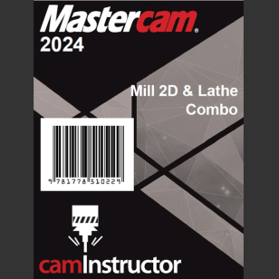 Mastercam 2024 - Mill 2D & Lathe Combo